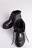 Жіночі зимові черевики ShoesBand Чорні натуральні шкіряні всередині напіввовна 40 (26 см) (S73701-2з), фото 10