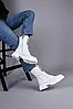 Жіночі демісезонні черевики ShoesBand Білі натуральні шкіряні на широку стопу 40 (25,5-26 см) (S55421-2д), фото 4