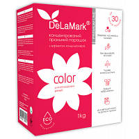 Новинка Стиральный порошок DeLaMark Premium Line Color с эффектом кондиционера 1 кг (4820152330970) !