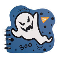 Новинка Блокнот Yes А7/24 дв. спираль Spooky, фигурный (681814) !