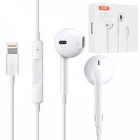 Наушники XO EP3 Lightning earphone not bluetooth White