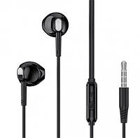 Наушники XO EP52 metal in-ear 3.5mm earphone Black