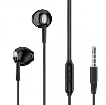 Навушники XO EP52 metal in-ear 3.5mm earphone Black, фото 1