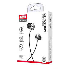 Навушники XO EP53 in-ear 3.5mm earphone Black, фото 5