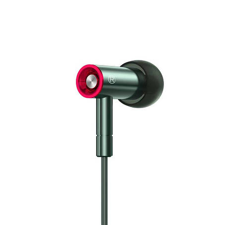 Навушники XO EP49 metal in-ear 3.5mm earphone Dark Green, фото 1