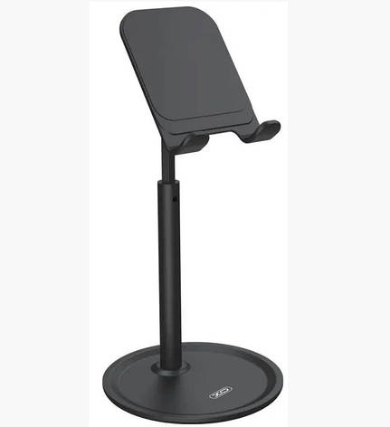 Підставка для телефону XO C81 desktop liftable lazy mobile phone holder Black, фото 1