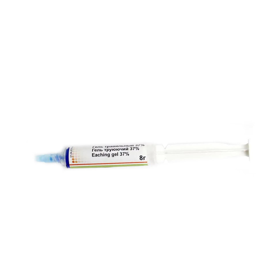 LP-GEL (ЛП-гель), шприц 8 м, травильний гель, Di Dent, фото 1