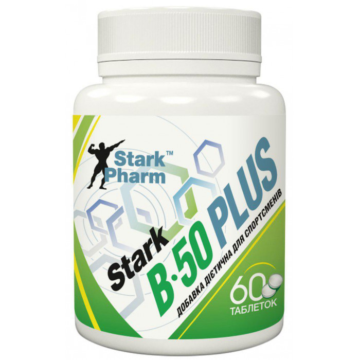Комплекс вітамінів B-50 Plus Stark Pharm 60 таблеток