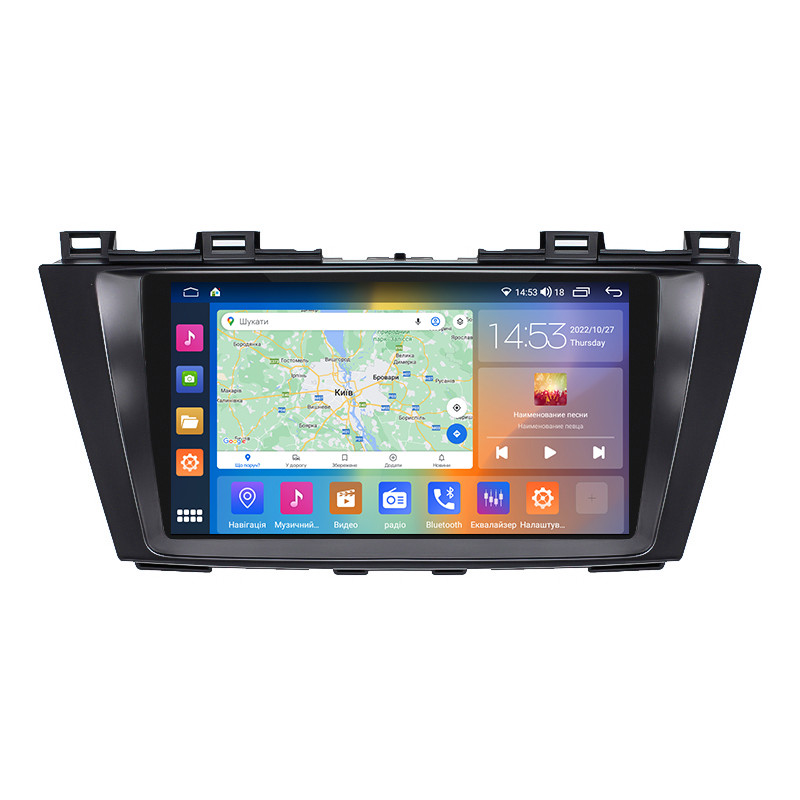 Штатна магнітола 9" Lesko для Mazda Premacy III (CW) 2010-2017 2/32Gb CarPlay 4G Wi-Fi GPS Prime IPS Мазд 5 шт.