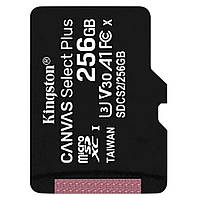 Картка пам'яті KINGSTON microSD 256GB Class 10 Select 100R без адаптера