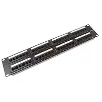 Патч-панель KINGDA KD-PP37-UTP-C5E-48P 19", 48xRJ45, UTP, Cat.5e, 1U