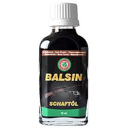 Мастило для зброї Ballistol Balsin Schaftol 50мл Dark Brown для догляду за деревом (23150)