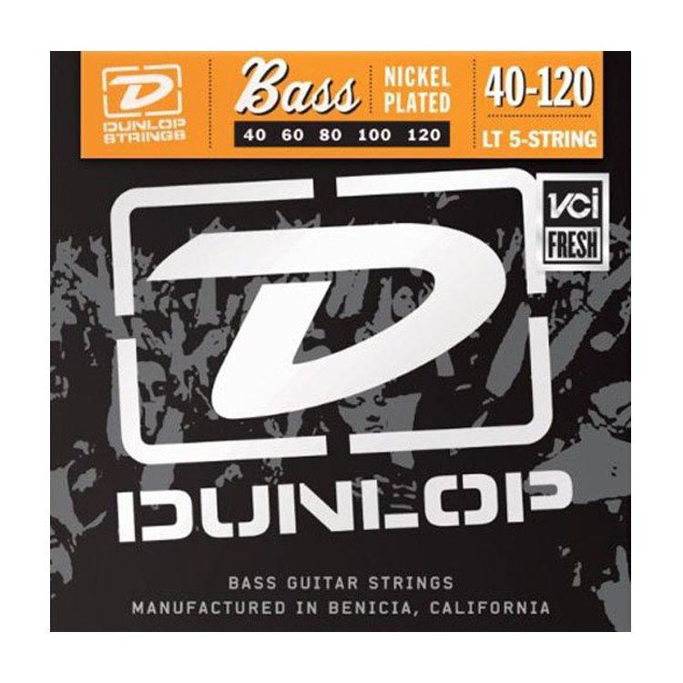 Струни для бас-гітари (5 струн) Dunlop DBN40120T Nickel Plated Steel Light 5