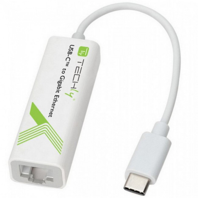 Techly 020379 Karta network Gigabit - adapter USB-C 3.1 na RJ45