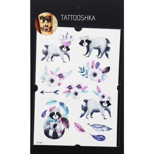 Тимчасові тату "Єноти", фото 1