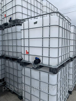 Єврокуб 1000 л IBC-контейнер, Куб Пластиковий у решітці 1000 л, Ємність 1000 л, Куб 1000 л, фото 2