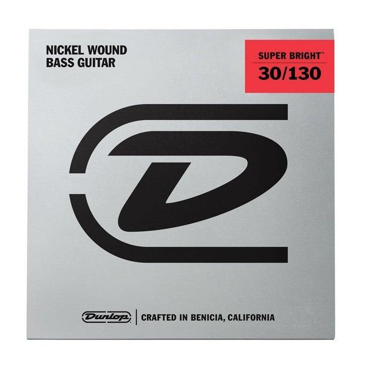 Струни для бас-гітари (6 струн) Dunlop DBSBN30130 Super Bright