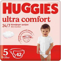 Підгузки дитячі Huggies Ultra Comfort 5 (12-22 кг) 42 шт.