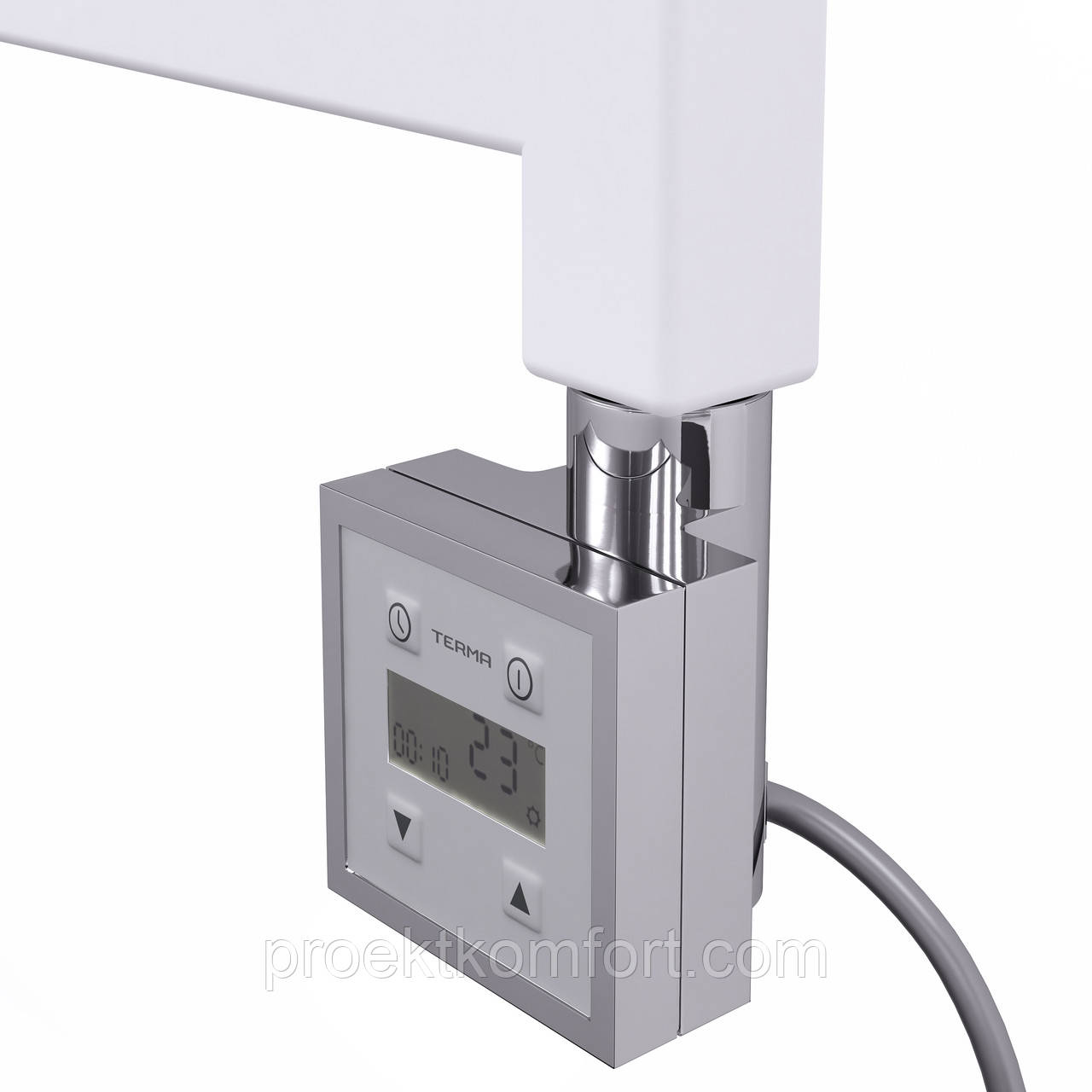 Електричний тен Terma KXT 3 для рушникосушарки 300 Вт, гарантія, хром, фото 1