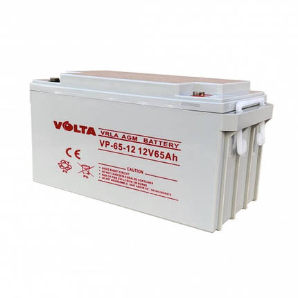 Акумулятор AGM Volta VP 12 V 65 Ah, фото 2
