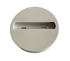 Кріплення до трекового світильника накладне кругле біле Horoz Electric