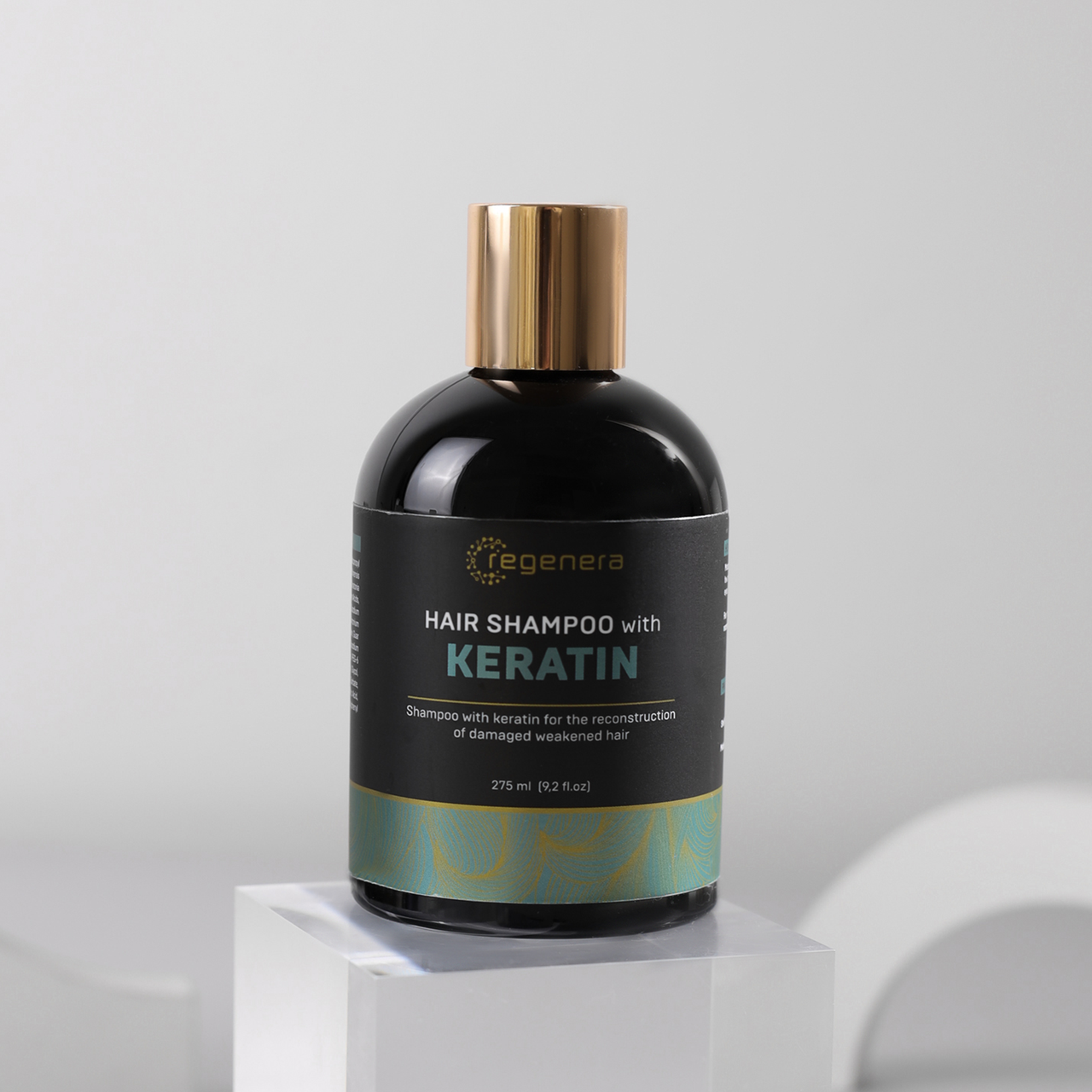 Шампунь із кератином Regenera Hair Shampoo with Keratin для відновлення пошкодженого волосся 275 мл