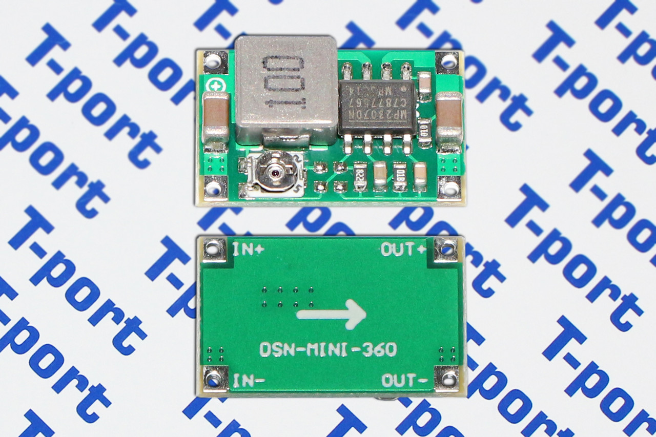 DSN Mini-360 3A DC-DC знижувальний (5V-23V на 1V-17V)