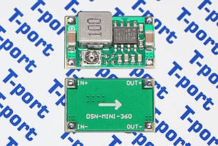 DSN Mini-360 3A DC-DC знижувальний (5V-23V на 1V-17V)