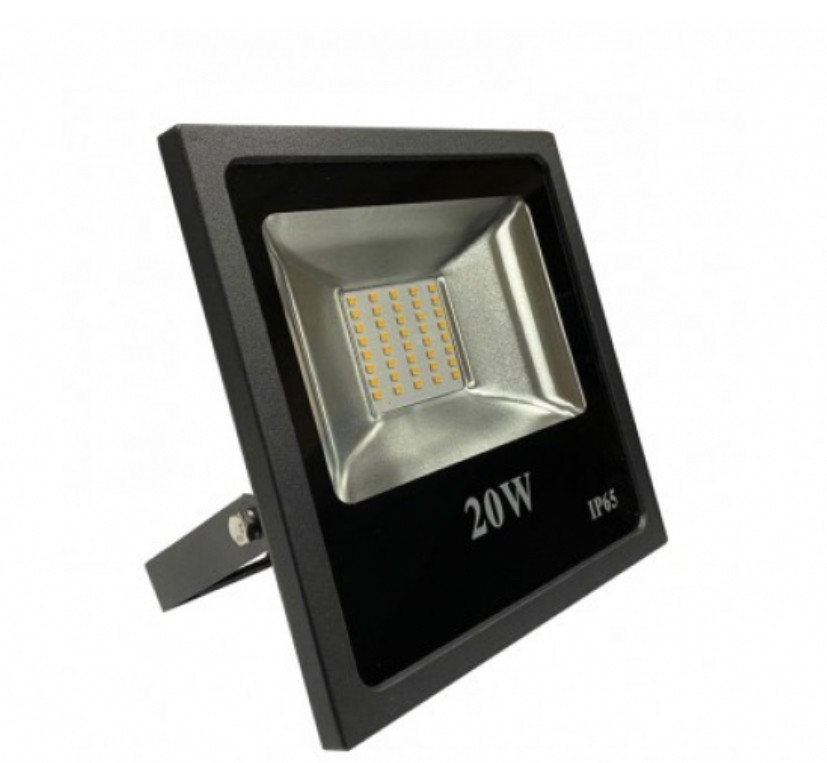 Лед прожектор жовтий 20W IP65 SMD2835 1800Лм РЕМОНТОПРИДАТНИЙ