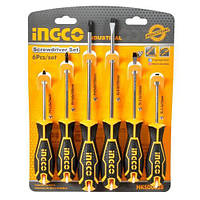 Набір викруток 6 шт. INGCO INDUSTRIAL (HKSD0628) demebli
