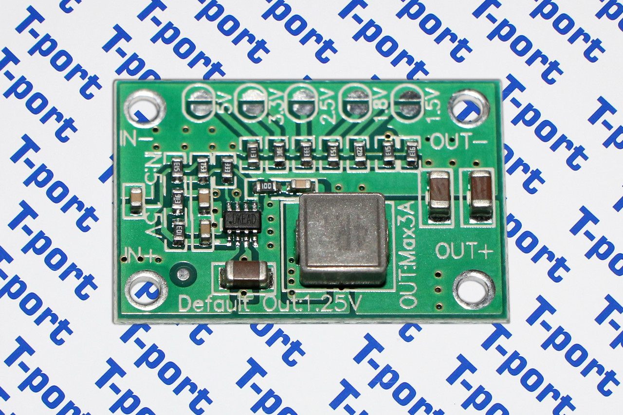 Модуль знижувальний DC-DC CA-1235 (5-15V на 1.25-5V, 3A)