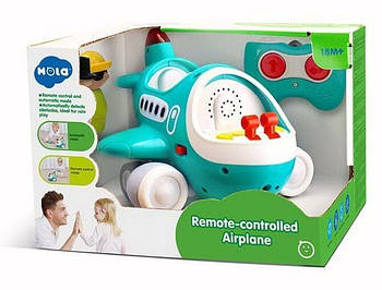 Літак на радіокеруванні Hola (пульт керування, світло, звук) НЕ 999500