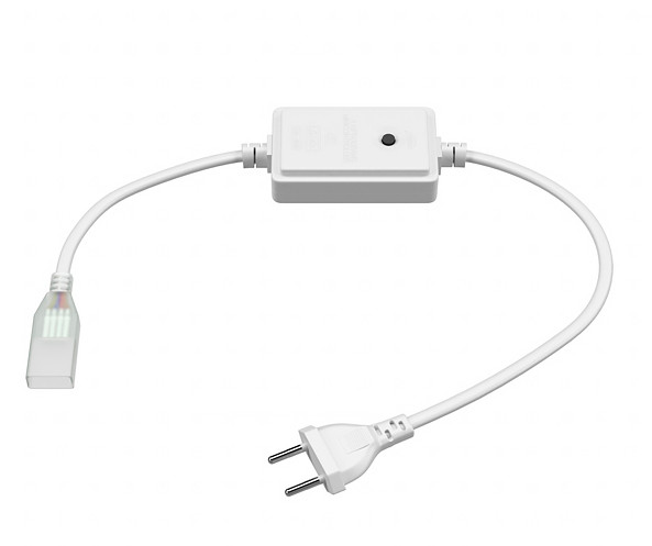 Адаптер живлення для RGB світлодіодної стрічки 8mm + коннектор 4 pin 220V 60-5050, IP65