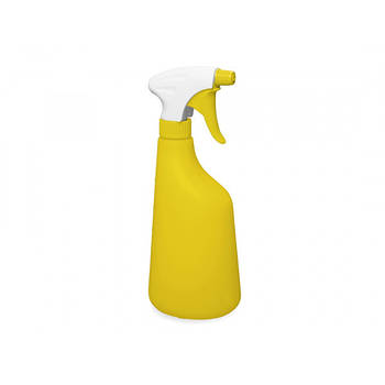 Пульверизатор жовтий із пляшкою 0,6 л зі шкалою в мл і %. 13757