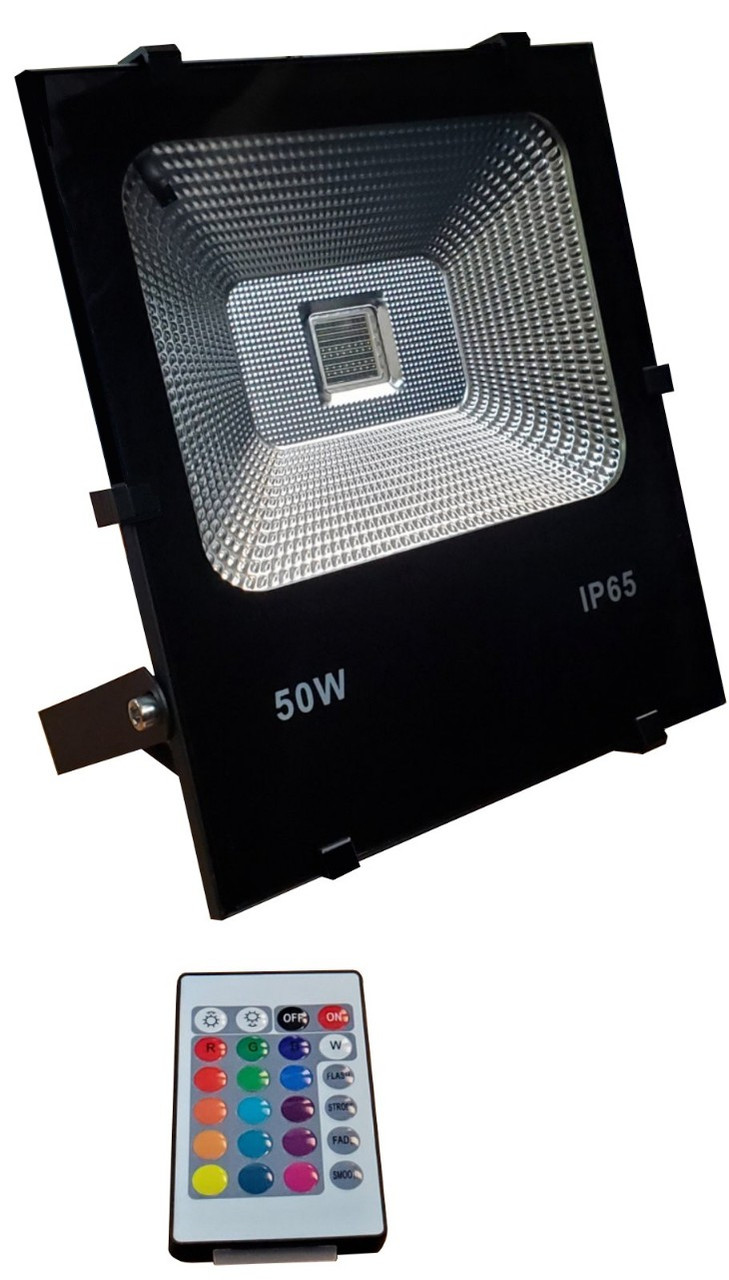 Лед прожектор RGB LED STORY 50W IP65 PREMIUM