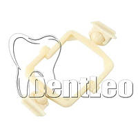 АРТИКУЛЯТОР, ПЛАСТИК БІЛИЙ - Flat Type 100 ШТ.