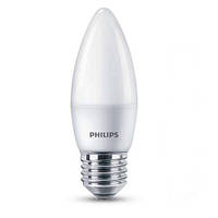 Лед Лампа Philips Essential, Цоколь E27, 6,5W, 4000К Свічка — Купить ...