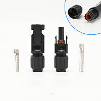 Комплект конекторів MC4 для сонячних панелей батарей