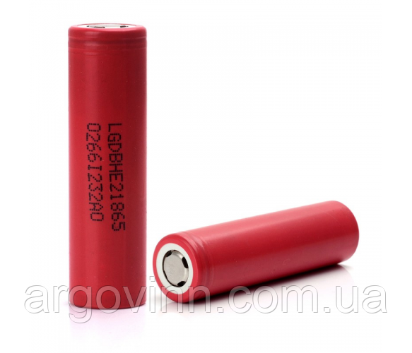 Акумулятор 18650 Li-Ion LG LGDBHE21865, 2400mAh, 35A, 4.2/3.6/2.5V, PVC BOX