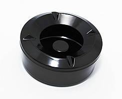 Попільничка вітрозахисна з кришкою One Chef з меламіну 105 × 45 мм, чорна