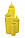 Пляшка для соусів з мірною шкалою 360 мл жовта, фото 2