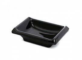 Соусник, меламін 91 × 63 × 22 мм, чорний
