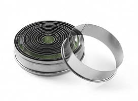 Висічка кондитерська -14 шт., зубчастий край, ø18-108 мм