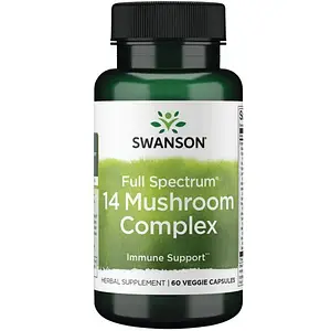 Грибний комплекс Swanson 14 Mushroom Complex 60 капс.