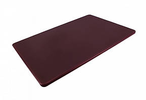 Двостороння обробна дошка LDPE, 600 × 400 × 13 мм, коричнева