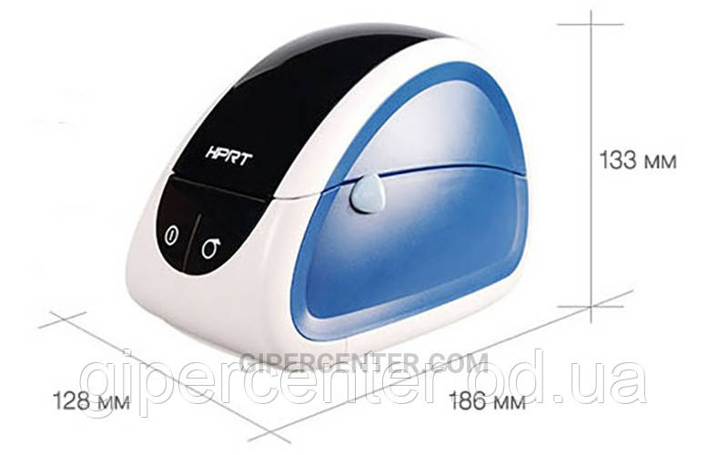 Чековый термопринтер HPRT LPQ58 (USB, RS-232) сине-белый - фото 5 - id-p1719705696