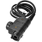 Тангента, Кнопка PTT для рацій Kenwood, Baofeng ZP125-KEN Military (2-PIN), фото 3