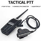 Тангента, Кнопка PTT для рацій Kenwood, Baofeng ZP125-KEN Military (2-PIN), фото 7
