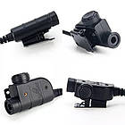 Навушники Активні з гарнітурою мікрофоном на каску шолом Earmor M32H + Тангента / Кнопка PTT ZP125, фото 10