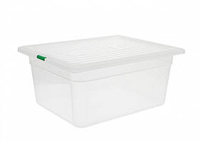 Контейнер для зберігання з кришкою поліпропілен 1/2 8 л 150 мм